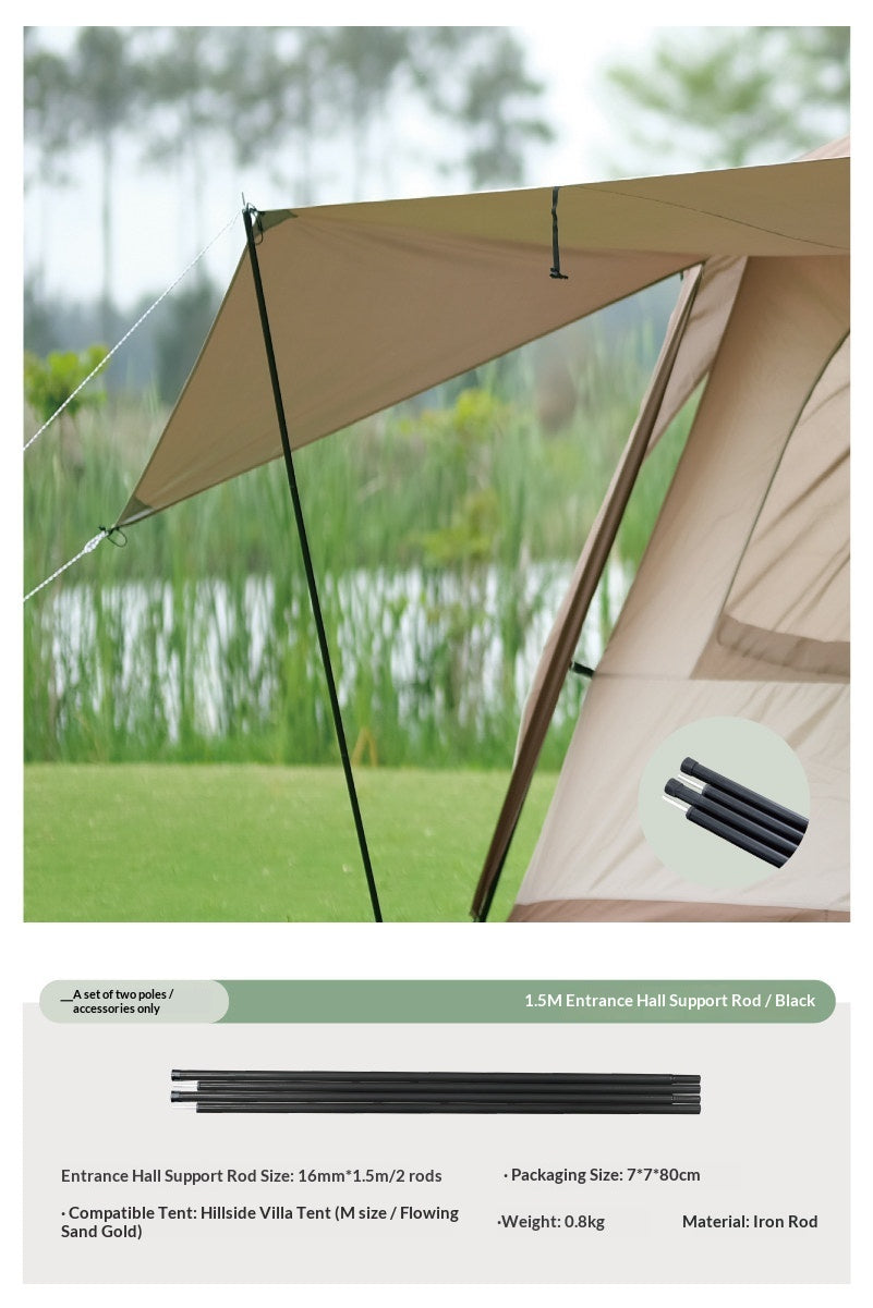 Vidalido Poon Saan Tent Extra Parts Accessories Add-ons Groundsheet Mat Footprint Aluminum Alloy Ultralight Top Poles Addons