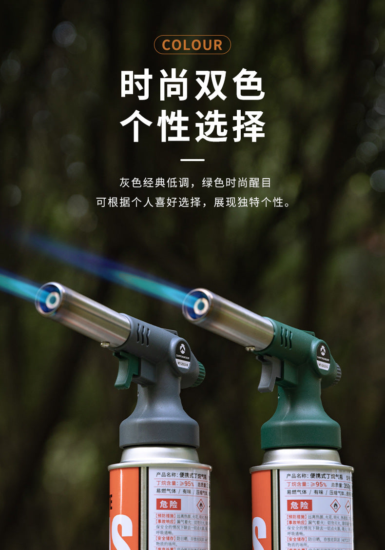 Campingmoon MT-2913-G MT-2913-H High Power Butane Gas Blow Torch Outdoor Portable Charcoal Grill Burner Hand Igniter Cartridge Spitfire Spray Gun