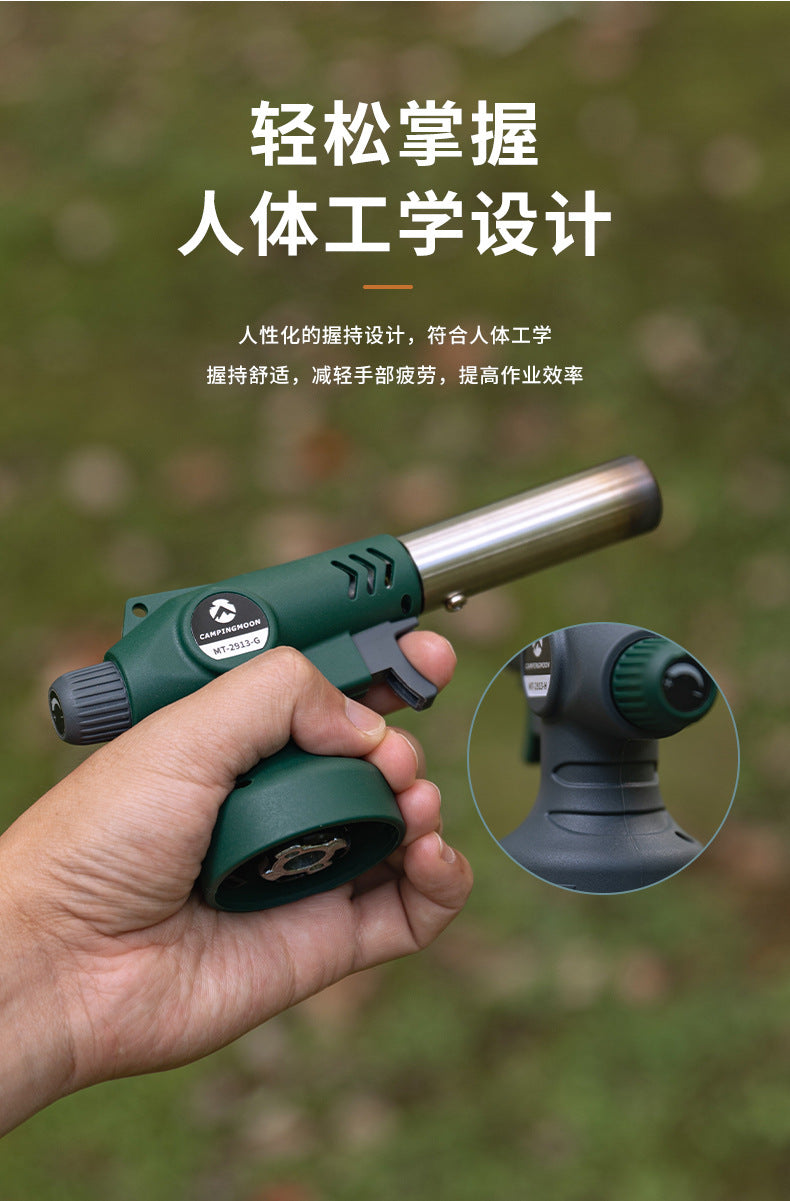 Campingmoon MT-2913-G MT-2913-H High Power Butane Gas Blow Torch Outdoor Portable Charcoal Grill Burner Hand Igniter Cartridge Spitfire Spray Gun