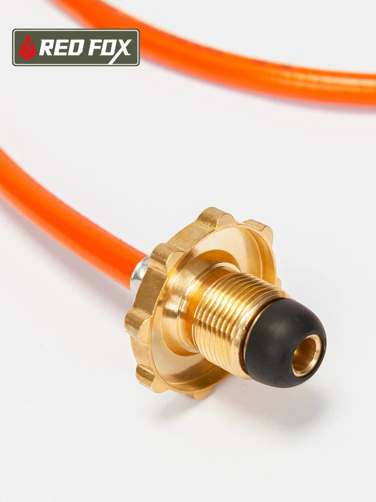 Redfox Double Stove to LPG Fuel Adaptor Portable 150cm Hose Pipe Gas Connector Adapter For Camping Dual Stove to Gasul Converter