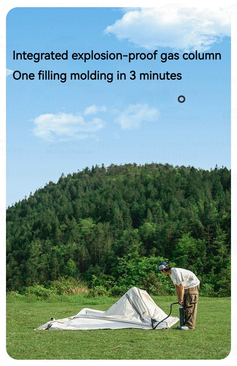 Naturehike AIR 7.0 Inflatable Car Tail Tent Portable SUV MPV Side Tunnel Tent Sunshade Waterproof Beach Car Rear Tent Camping Outdoor 35㎡ With Canopy