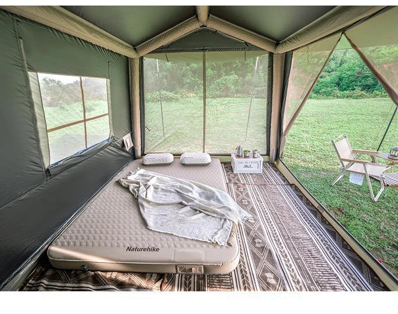 Naturehike AIR 7.0 Inflatable Car Tail Tent Portable SUV MPV Side Tunnel Tent Sunshade Waterproof Beach Car Rear Tent Camping Outdoor 35㎡ With Canopy