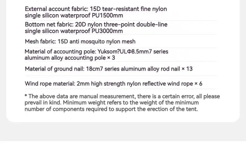 Naturehike JIM'S GEAR Series Hiking Tent Portable Ultralight Backpacking Tent 3 Bar Cross Structure 4 Seasons Tent 1-2 Persons 15D Nylon Waterproof