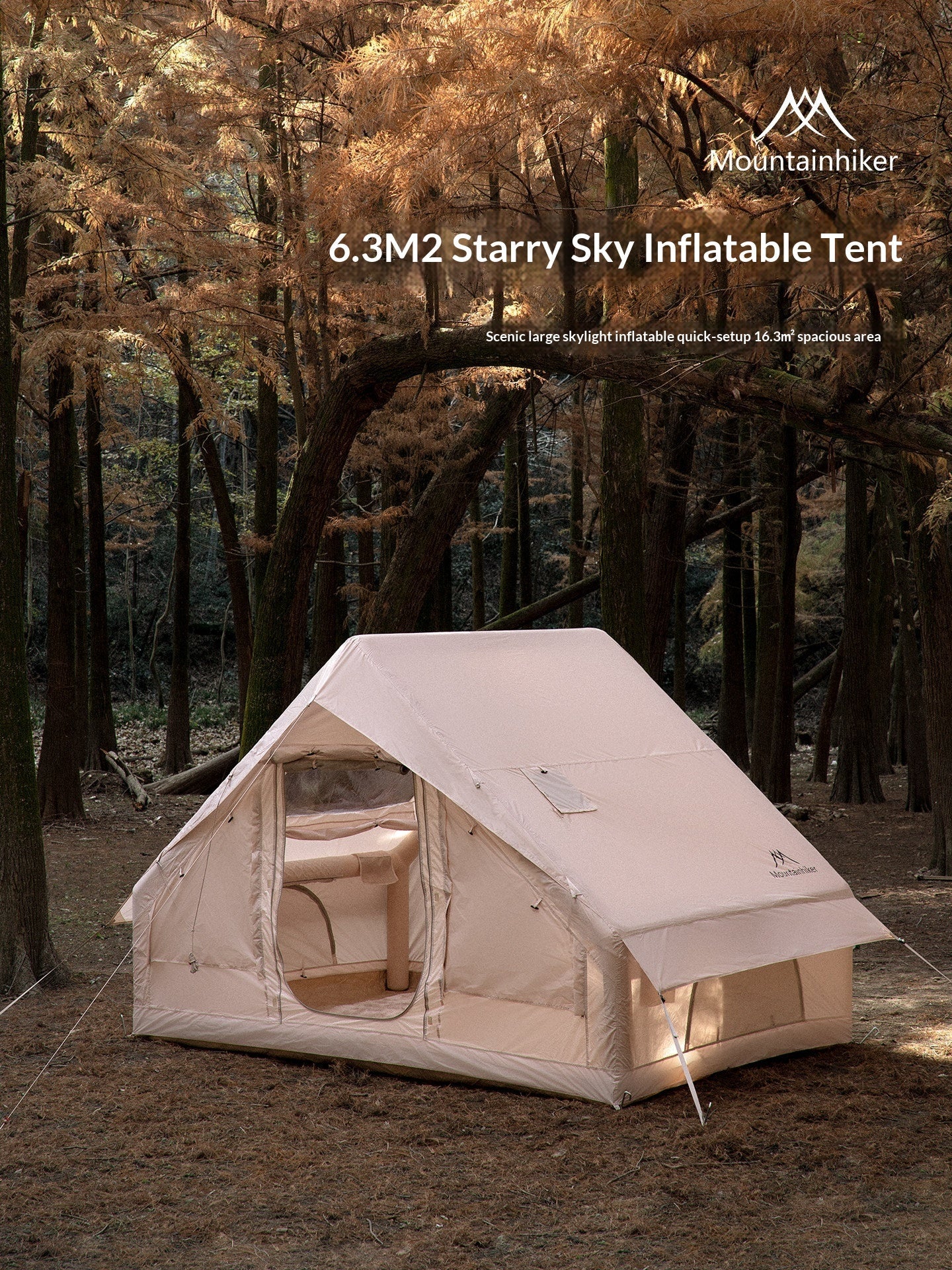 Mountainhiker STARRY SKY AIR 6.3 Inflatable Tent Spacious Quick Setup – EZcamp Outdoorhub QC Branch