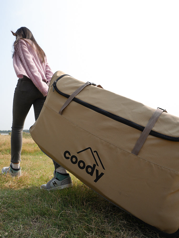 Coody Air Tent Trolley Bag Portable Multipurpose Large Capacity Mobile Wheeled Storage Drag Bag Outdoor Tug Bag