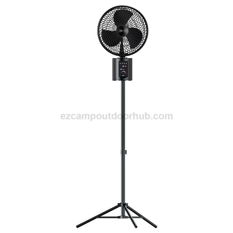 ATEnge Oscillating Rechargeable Fan w/Remote Super Strong 7 Speeds 2 in 1 Unique Design 10 Inch Cordless Battery-Operated Fan Outdoor Opolar Roccia RF66