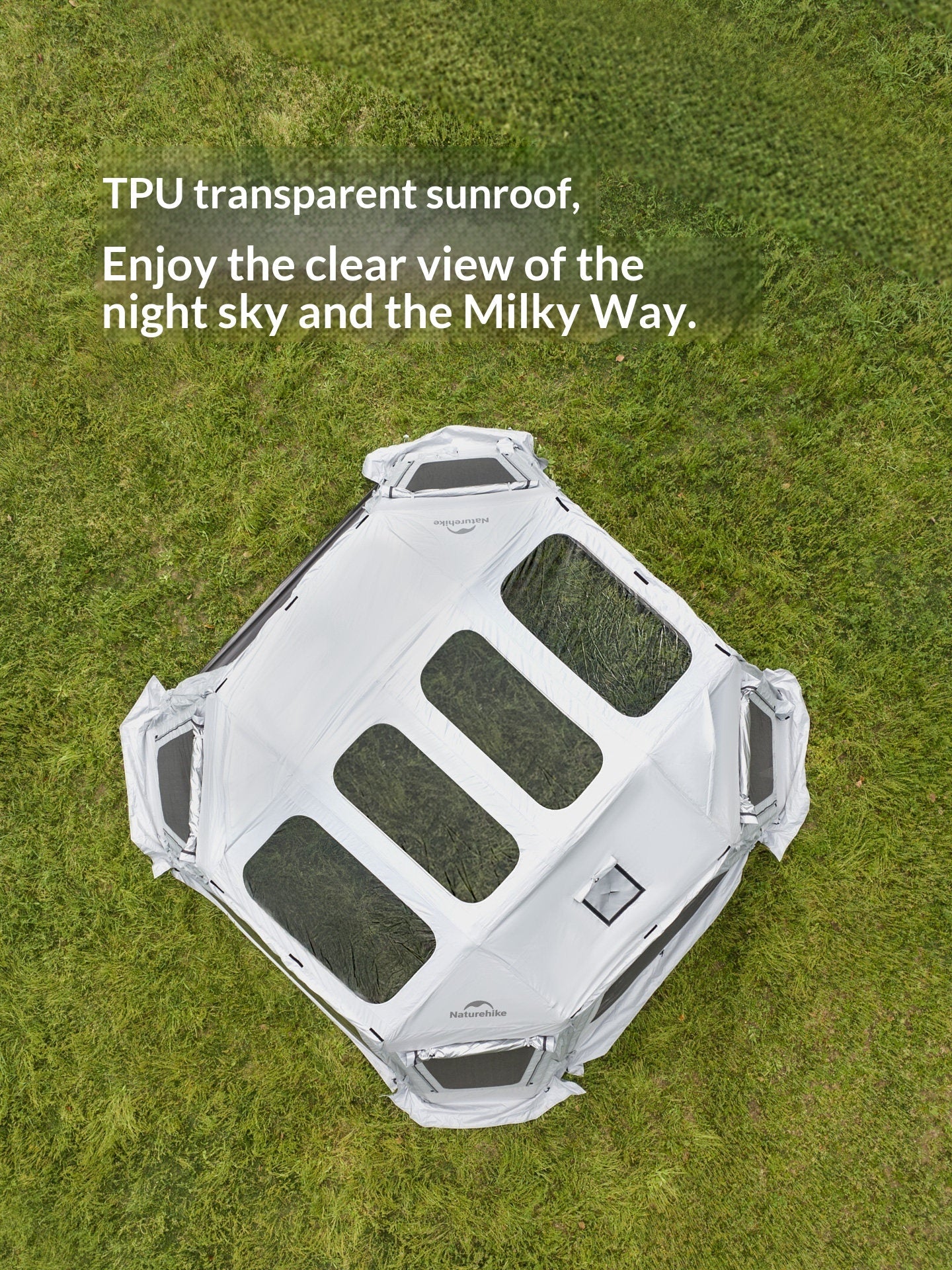 Naturehike 2026 AIR FL 13.0 / 6 0 / 3.0 Modular Tent Portable 6-8 Persons Air Inflatable Camping Tent Multiple Setups TPU Panoramic Sunroof Outdoor