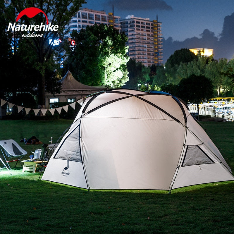 Naturehike Gnie Beach Awning Portable Lightweight Canopy Outdoor Camping 210T Waterproof Party Sun Shelter Sunshade Beach Tarp Hiking Picnic Travel