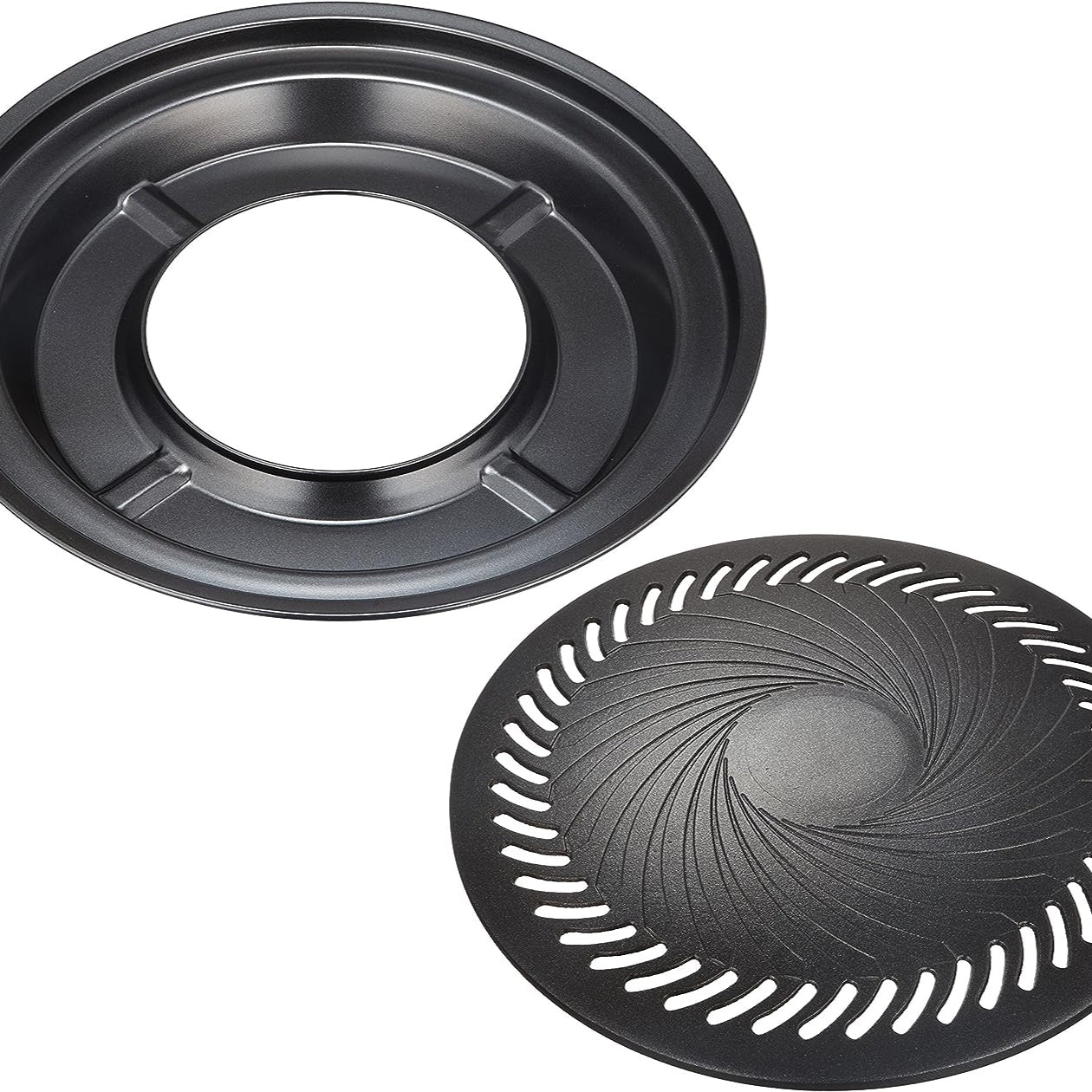 Iwatani CB-A-YPL Yakiniku BBQ Plate (Large) Portable Wide Grilling Area Non-stick Coating Barbecue Plate Die-cast Aluminum With Steel Handle Black