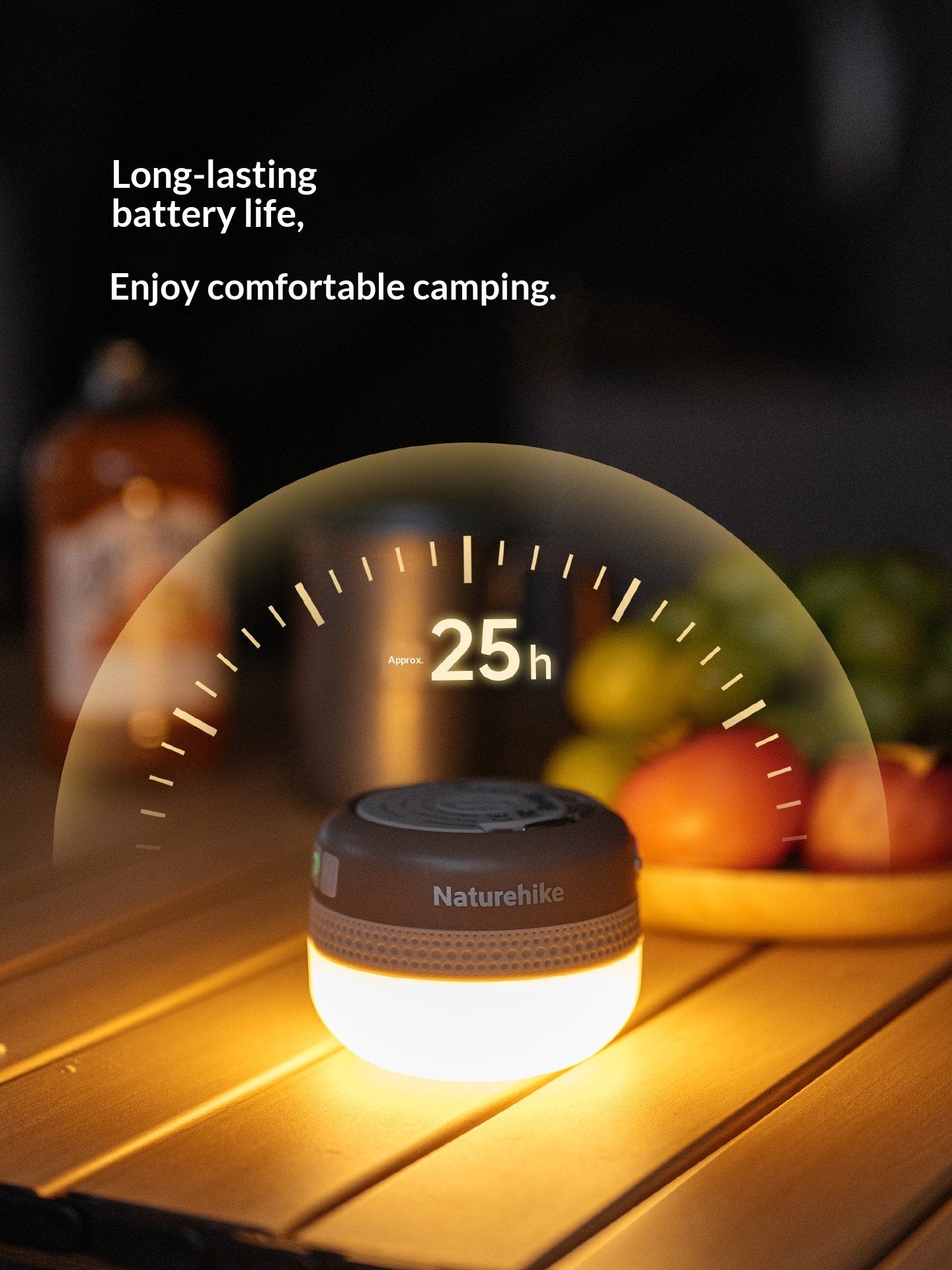 Naturehike STARRY SKY Outdoor Camp Light Hanging Magnetic LED Lantern Tent Lamp Light IP44 Waterproof USB Charging 4000mAh Battery Working Up To 38H Camping