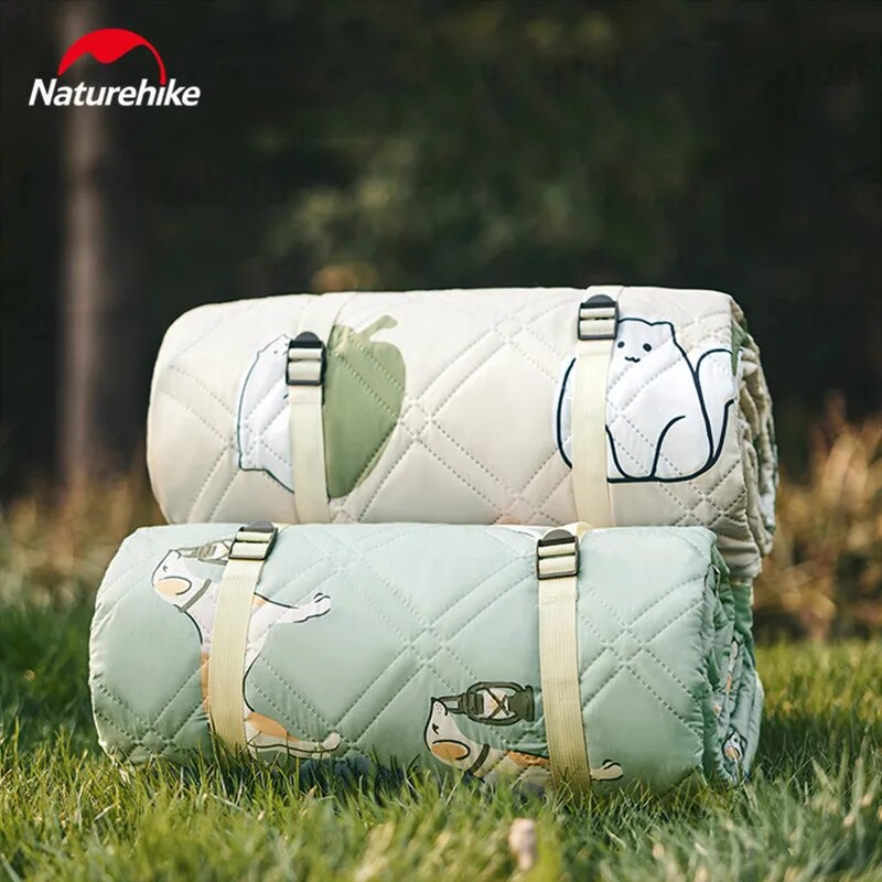 Naturehike HAPPY Series Ultrasonic Picnic Mat Waterproof Moisture Proof 3-10 Persons Cushion Pad Eco-Friendly Cotton Blankets Village 6.0 13 Add-on