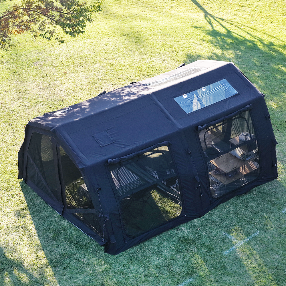 Coody FAMILIA AIR 17.2 PRO Inflatable Air Tent Large Family Camping Tent 4 Sided Mesh Windows Waterproof Glamping Shelter Easy Setup Outdoor Tent
