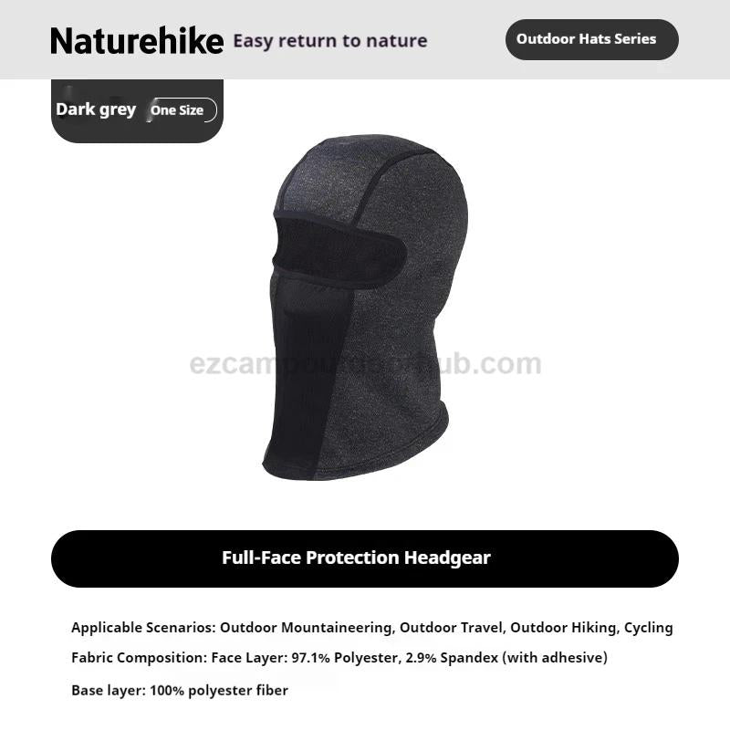 Naturehike Outdoor Cycling Face Mask Compact Riding Cap Fit Adapts Full Face Mask Balaclava Hat Scarf Hood -5-10°C Warm Breathable Windproof Hiking