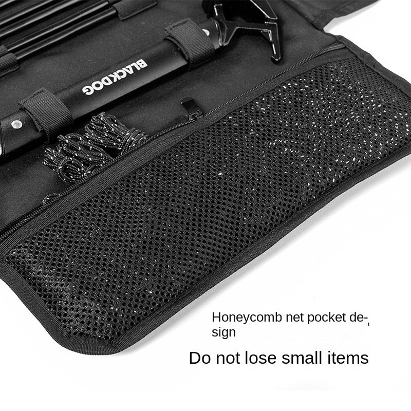 BLACKDOG Camping Equipment Tent Peg Stakes Ground Nails Hammer Tool Storage Bag Case Ground Nail Storage Bag Camping Tent Accessories Bag Ground Nail