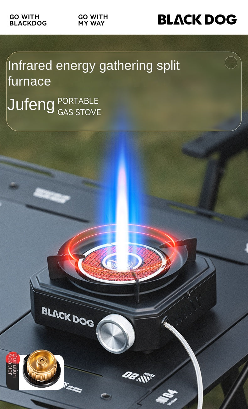 Blackdog FIRE MAPLE Infrared Mini Butane Stove Portable Gas Furnace Energy Saving 2100W Firepower Support Screw And Nozzle Canister With Storage Case