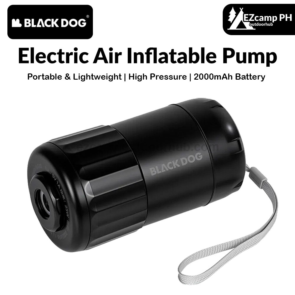 Blackdog Electric Air Inflatable Pump Portable Lightweight High Pressure Tent Inflation Pump 2000mAh USB Charging Camping Outdoor