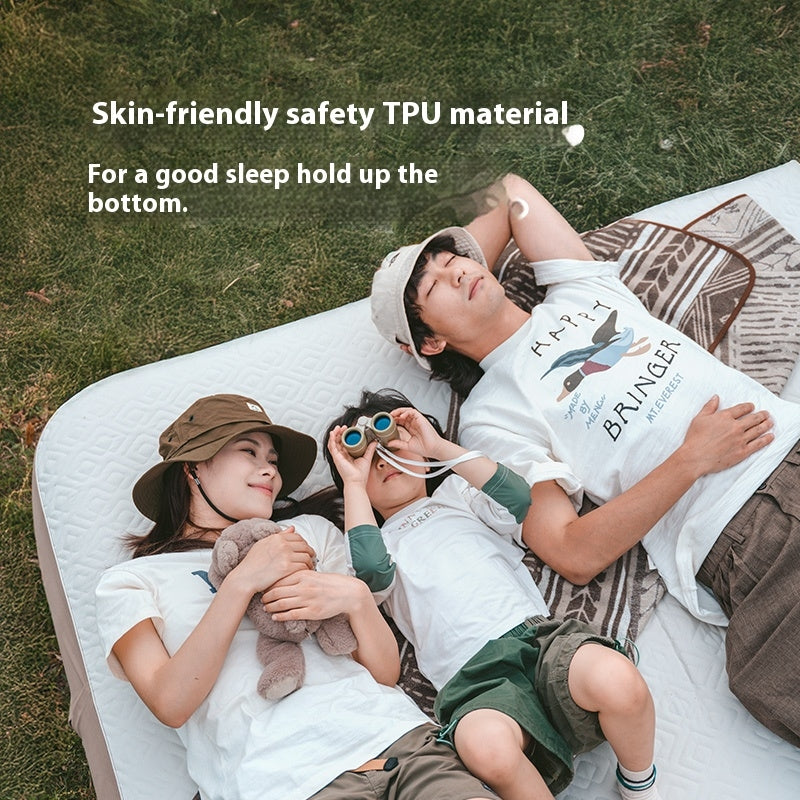 Naturehike DREAM Series Brushed Inflatable Mattress Foam Sponge Comfortable Automatic Air Mat Bed With Built-in Pump For 2-3 Person Outdoor Sleeping Mat Youmeng