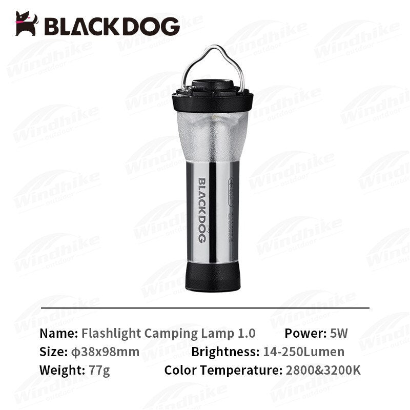 BLACKDOG Outdoor Camping Light Lantern USB Charging LED Lamp Lighthouse Multi Configuration All in One Waterproof Camp Atmosphere Lighting Flashlight