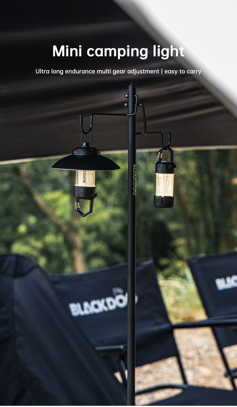 BLACKDOG by Naturehike Mini Camping LED Lantern Lamp ML4 Outdoor Tent Light up to 35h 280 Lumens IPX4 Waterproof USB Charging Flashlight