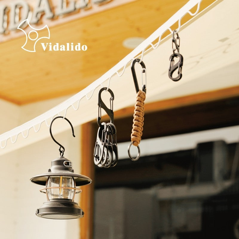 Vidalido 6M Nylon Hanging Rope Outdoor Portable Ultralight Multifunctional Clothesline Tent Line Hang Equipment Tools Lamp Utensils Accessories