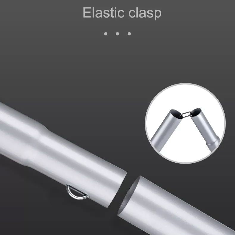 Naturehike 2pcs Set 2M | 2.2M | 2.4M | 2.8M Outdoor Portable Awning Canopy Tarp Tent Steel Iron Pole Rod 4 Section Camp Shelter Folding Support Stick