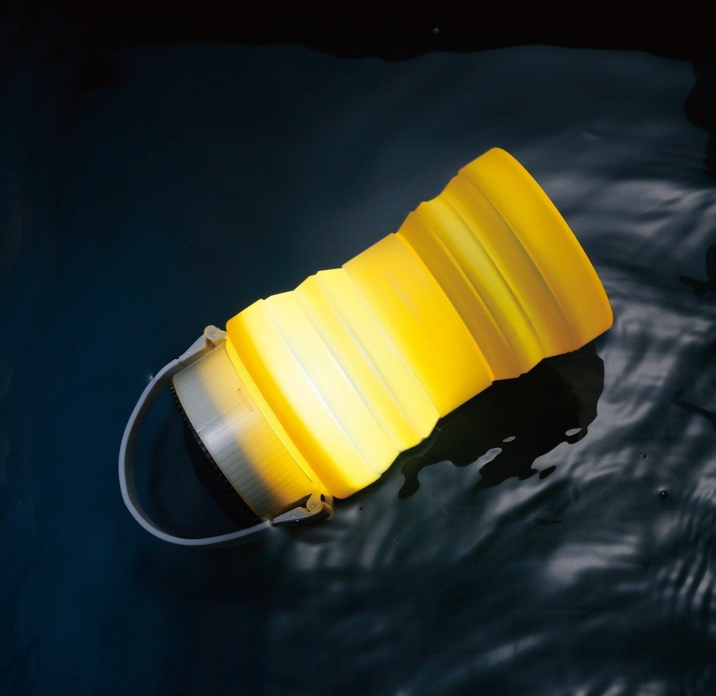 CAPTAIN STAG UK-4020 Floating LED Lantern Portable Foldable Camping Light Emergency Lamp Waterproof 3 AAA Battery-Powered Outdoor