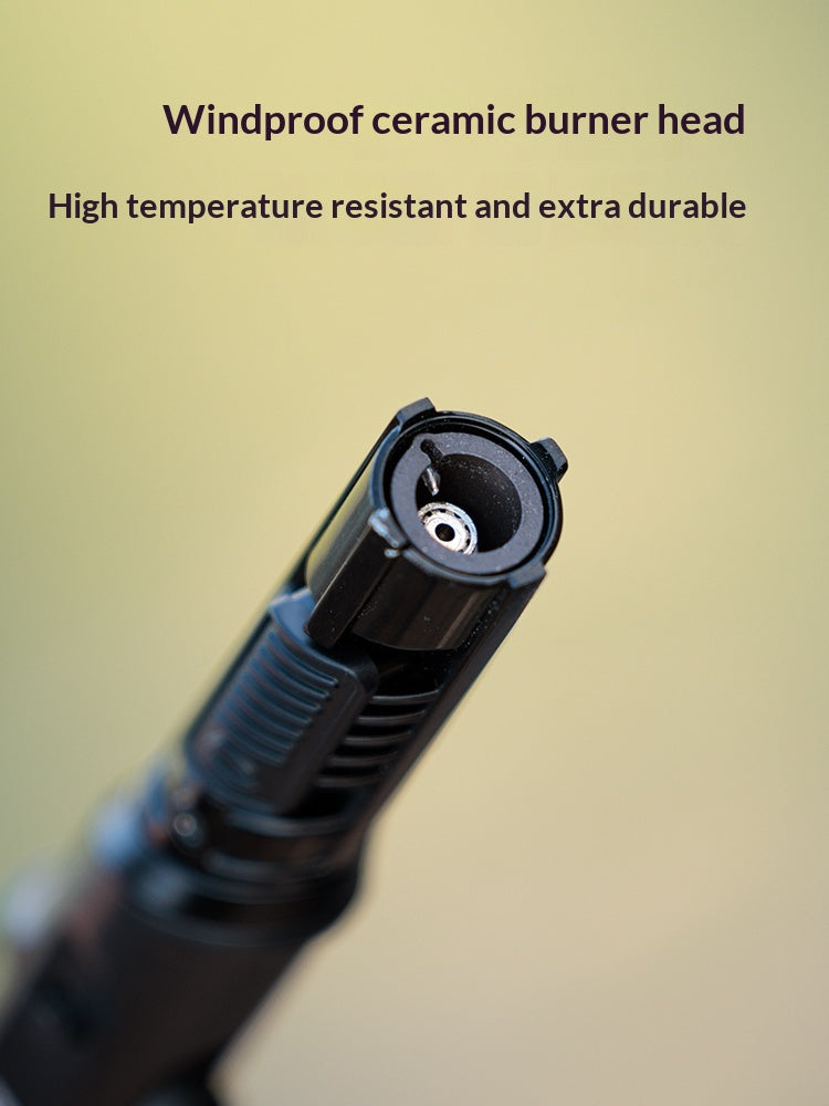 Blackdog BLAZE X Tactical Igniter Portable Lightweight Handheld Black Torch Lighter Blow Torch Gun Rotating Head Windproof Outdoor Camping