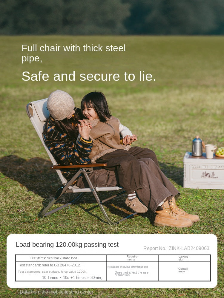 Naturehike FLOURISH LOUNGER T02 Reclining Chair Portable Foldable Lightweight Four Gear Adjustable Folding Recliner Tall Backrest Load Bearing Up To 120kg