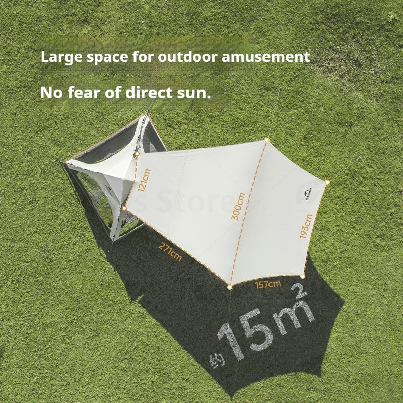 Naturehike ANGO PLUS Automatic Tent Upgraded Portable Lightweight 3-4 Persons Quick Opening Tent Camping Park Canopy Tent Integrated Tent Waterproof