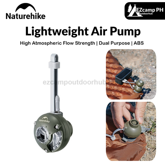 Naturehike Lightweight Air Pump Portable Multi-functional Inflatable Pump Mini Electric Air Pump 2-in-1 Quick Inflation Deflation Outdoor Camping