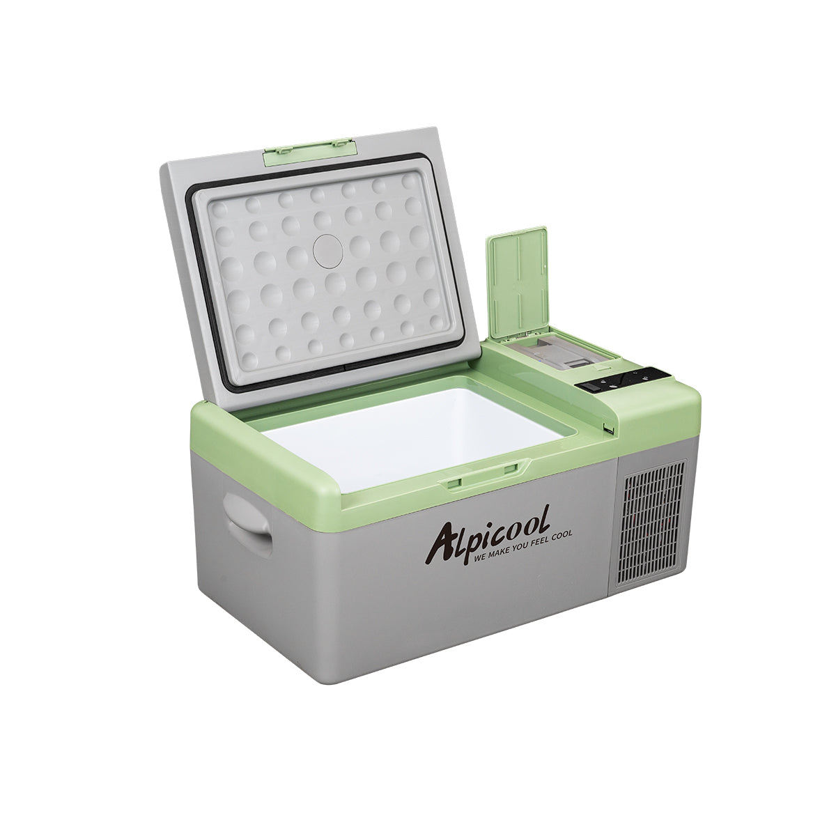 ALPICOOL Y Series Y16 Y16E 16L Mini Portable 12V 24V DC Car Auto RV Camping Refrigerator Compressor Cooling Cooler Ref Fridge Freezer 220V AC Optional Battery Y 16 16E