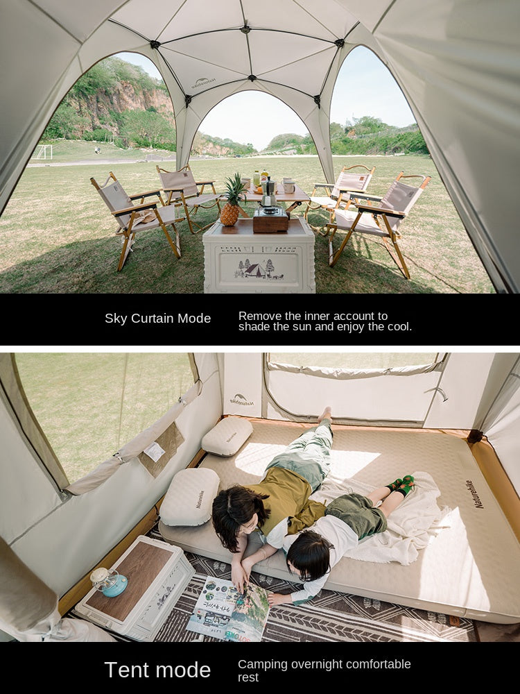 Naturehike CLOUD WORLD Medium Modular Tent Automatic Quick Setup Stand-Alone Canopy Or Bedroom Tent DIY Unlimited Connection 150D Oxford Cloth Glass Fiber