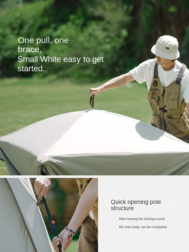 Naturehike CLOUD WORLD Medium Modular Tent Automatic Quick Setup Stand-Alone Canopy Or Bedroom Tent DIY Unlimited Connection 150D Oxford Cloth Glass Fiber