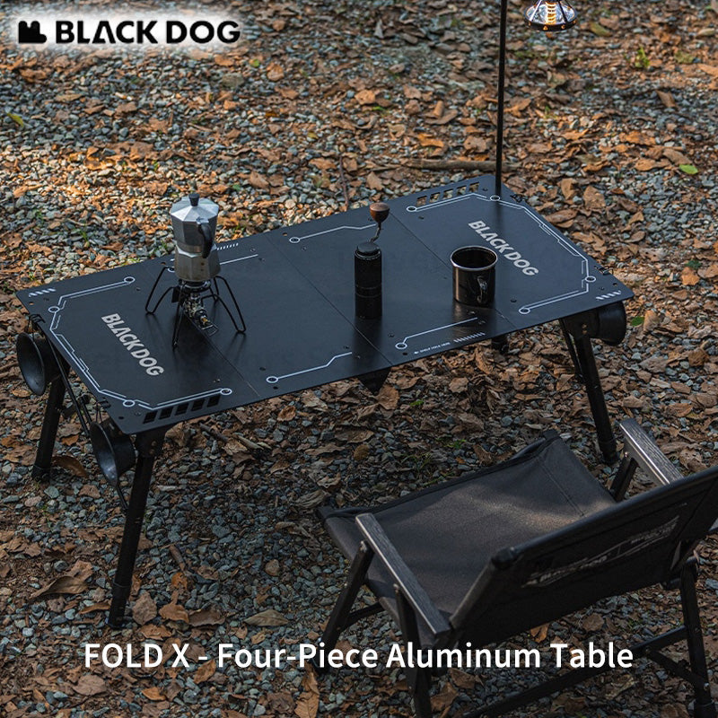 Blackdog FOLD X Premium Outdoor Table Portable IGT Multifunctional Folding Aluminum Alloy Tactical Table Cool Camping Gear Picnic Travel