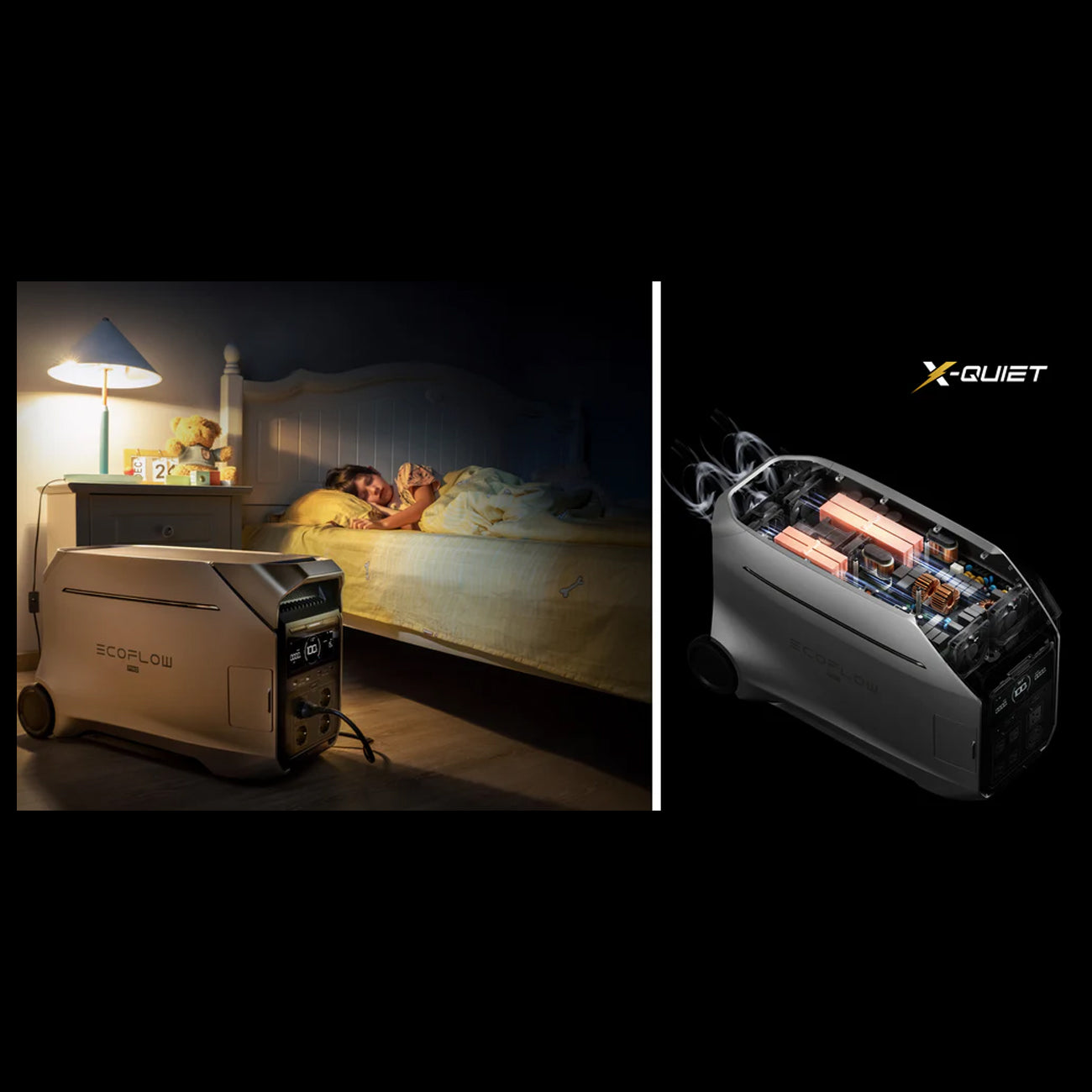 EcoFlow Delta Pro 3 Power Station Portable Home Battery Backup Charging 80% In 1 Hour 4000W Up To 6000W With X-Boost Battery Backup Energy Storage