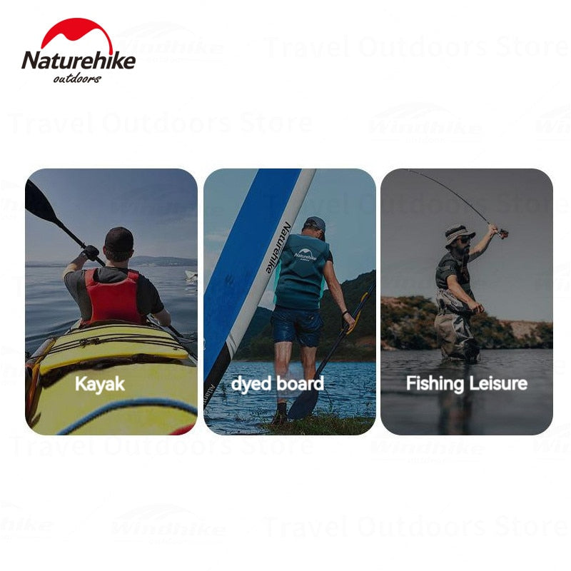 Naturehike KURA Strong Buoyancy Life Jacket Kids Adult Unisex 7.5kg Buoyancy 110kg Max Load Outdoor Water Sports Swimming Kayak Premium Heavy Duty Safety Vest Neoprene Polyester Nature Hike
