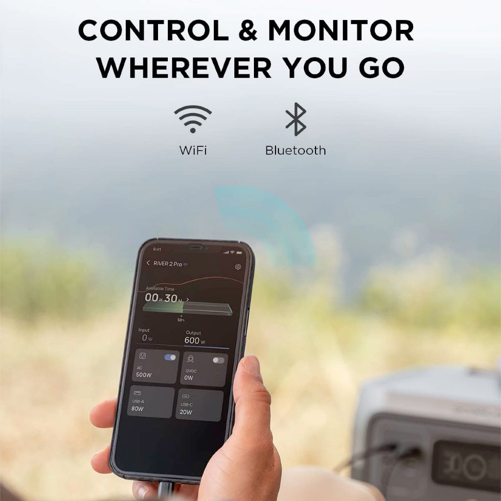 EcoFlow RIVER 2 Pro Power Station Charging In 70 Minutes 800W Up To 1600W With X-Boost Power Emergency Power Source Battery Backup Energy Storage