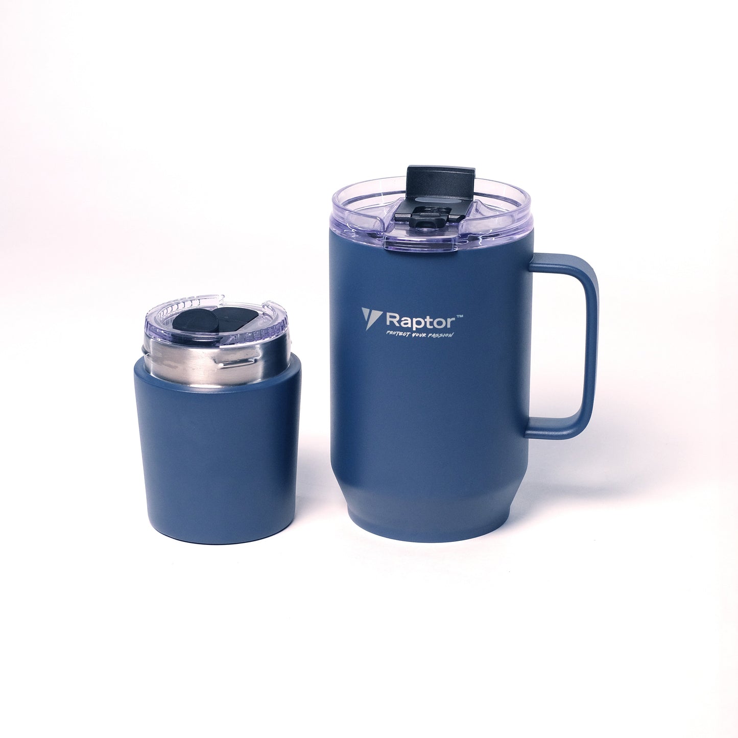 Raptor FUSION 28oz Tumbler 2-in-1 Double-Wall Vacuum Insulated Tumbler Double Decker Drinkware Hot And Cold Leak Proof On the Go Water Bottle