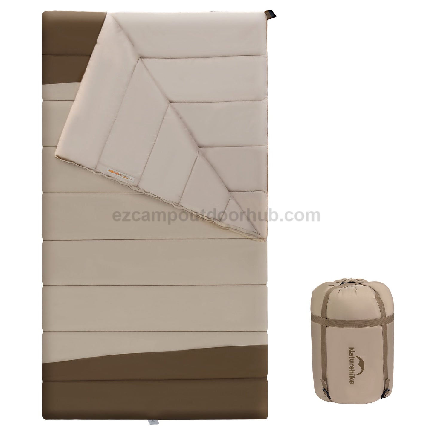 Naturehike YC300 Square Envelope Sleeping Pad Portable Lightweight Extra Wide Comfortable Widened Mattress Cotton Outdoor Camping