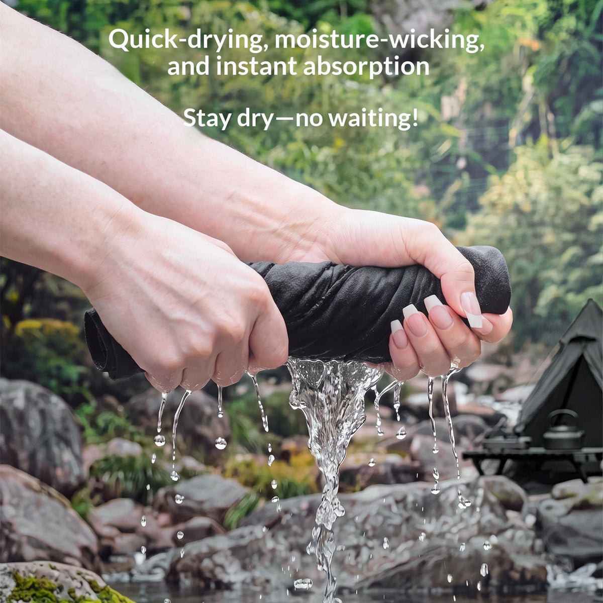 Blackdog Fast Dry Towel Ultralight Portable Quick Absorbent Camping Travel Gym Face Bath Body