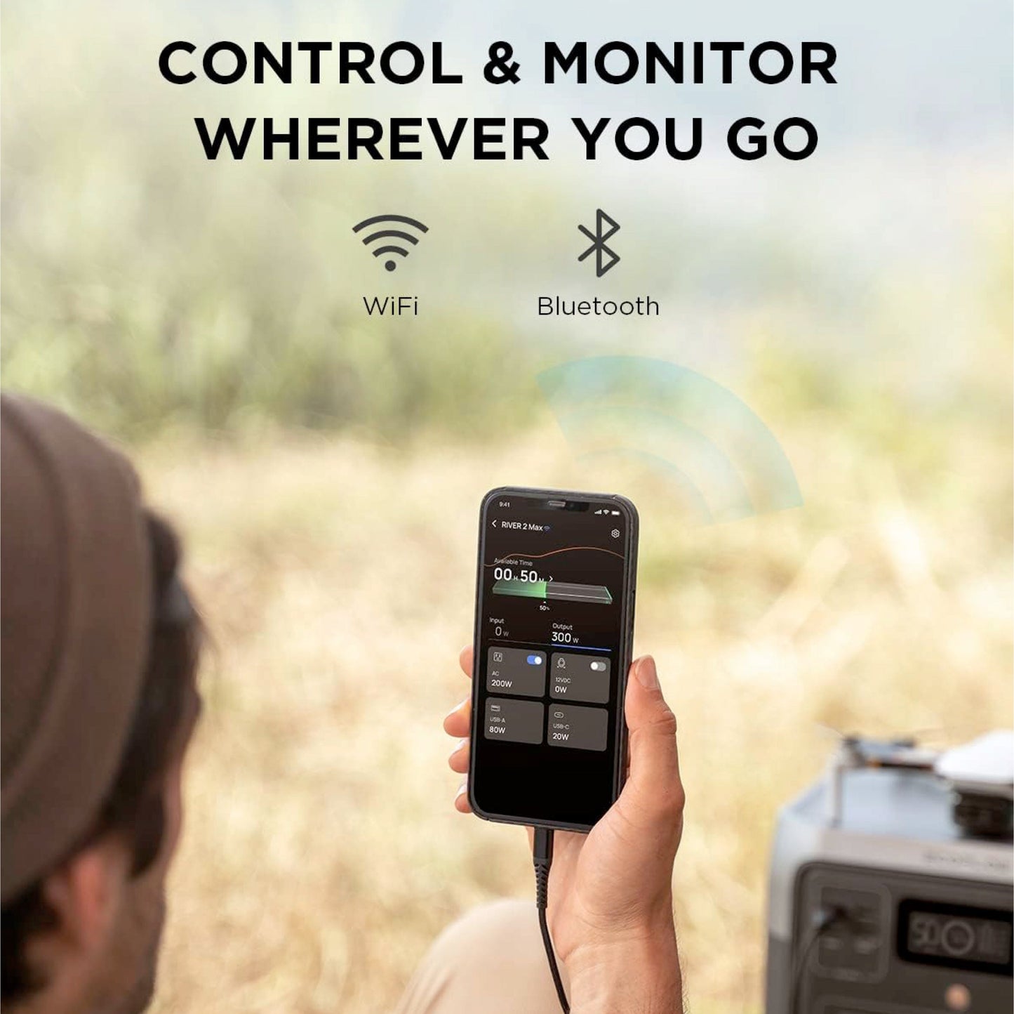 Ecoflow RIVER 2 Max Power Station 499/512Wh Solar Generator With LiFePO4 Battery Charging In 1 Hour 500W Up To 1000W With X-Boost Power Emergency Power Source Energy Storage