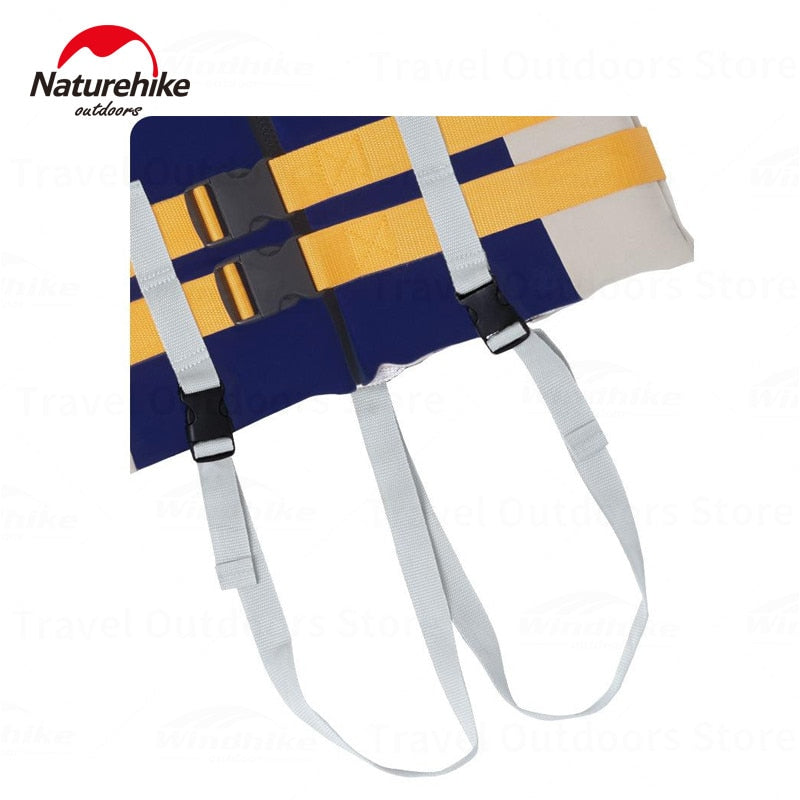 Naturehike KURA Strong Buoyancy Life Jacket Kids Adult Unisex 7.5kg Buoyancy 110kg Max Load Outdoor Water Sports Swimming Kayak Premium Heavy Duty Safety Vest Neoprene Polyester Nature Hike