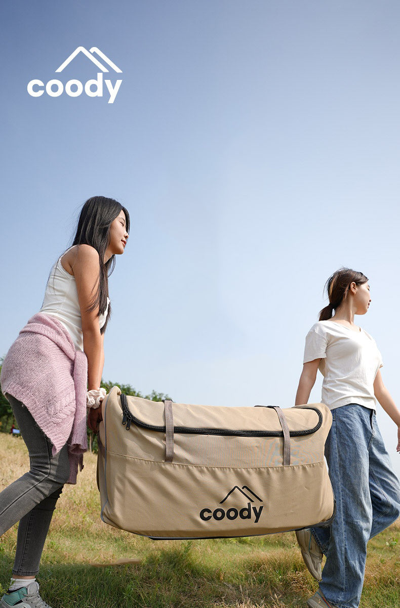 Coody Air Tent Trolley Bag Portable Multipurpose Large Capacity Mobile Wheeled Storage Drag Bag Outdoor Tug Bag