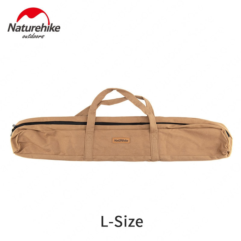 Naturehike Tent Awning Tarp Canopy Awning Pole Heavy Duty 16A Canvas Cotton Storage Bag Outdoor Camping Portable Poles Storage