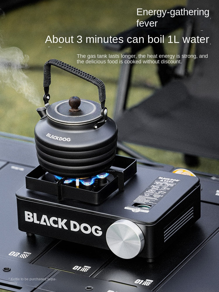 Blackdog 7 STAR Mini Camping Stove 360° Windshield 2900W Firepower Nozzle Magnetic Butane Gas Canister Valve Cassette Burner With Storage Case