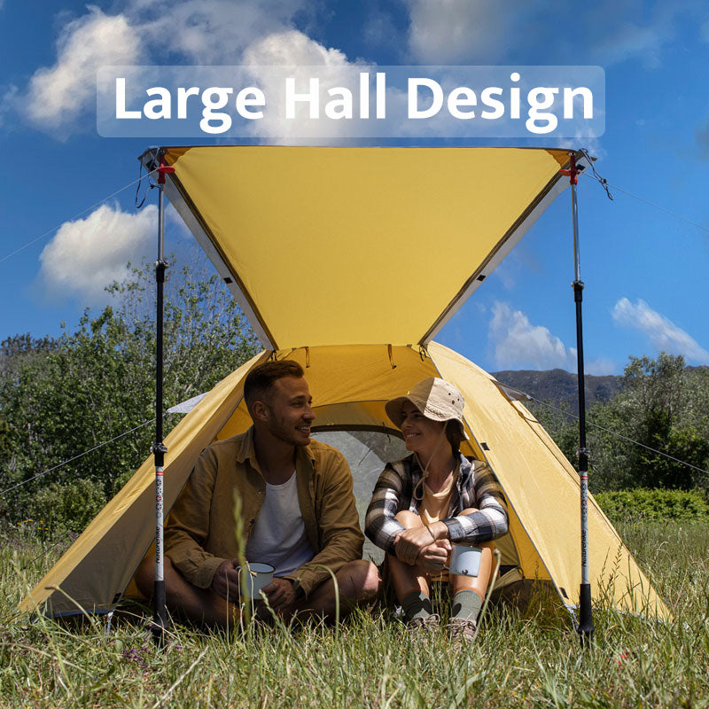 Naturehike 2 3 4 Person P-Series UPF50+ Outdoor Camping Tent Waterproof Windproof Portable Camp Heavy Duty Lightweight Camp Shelter for Nature Hike P Series Professional Hiking Backpacking