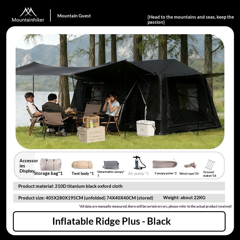 Mountainhiker RIDGE AIR 13 PLUS Inflatable Tent Cabin Style Fast Build ...