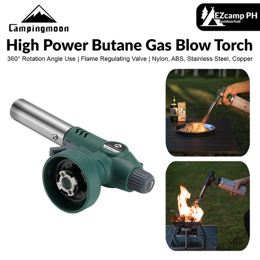 Campingmoon MT-2913-G MT-2913-H High Power Butane Gas Blow Torch Outdoor Portable Charcoal Grill Burner Hand Igniter Cartridge Spitfire Spray Gun