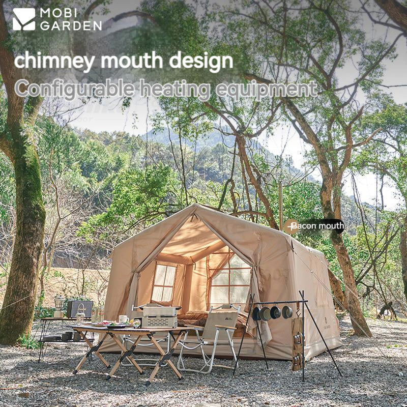 MOBI GARDEN CLOUD HOME Air Tent Portable 7m Inflatable Large Space Waterproof Windproof Family Outdoor With Air Pump 600D Oxford Cloth